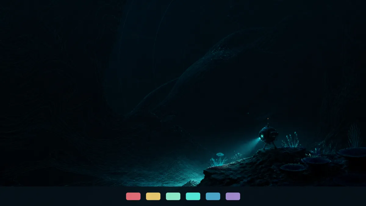 Abyssal Cartographer theme screenshot